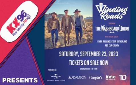 KX96 Presents Winding Roads with The Washboard Union